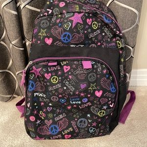 Girls Love Peace backpack